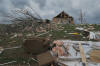 The house of Patricia and David Brown, at 6035 Janeway Rd. in Greenback, after the storm hit late Wednesday, March 23, 2011. 