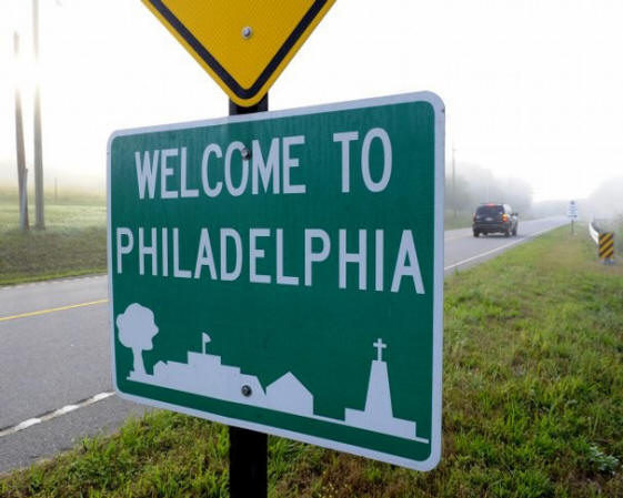 A sign greets motorists to Philadelphia, founded in 1820, on Pond Creek Road in Loudon County.   (MICHAEL PATRICK/NEWS SENTINEL)
